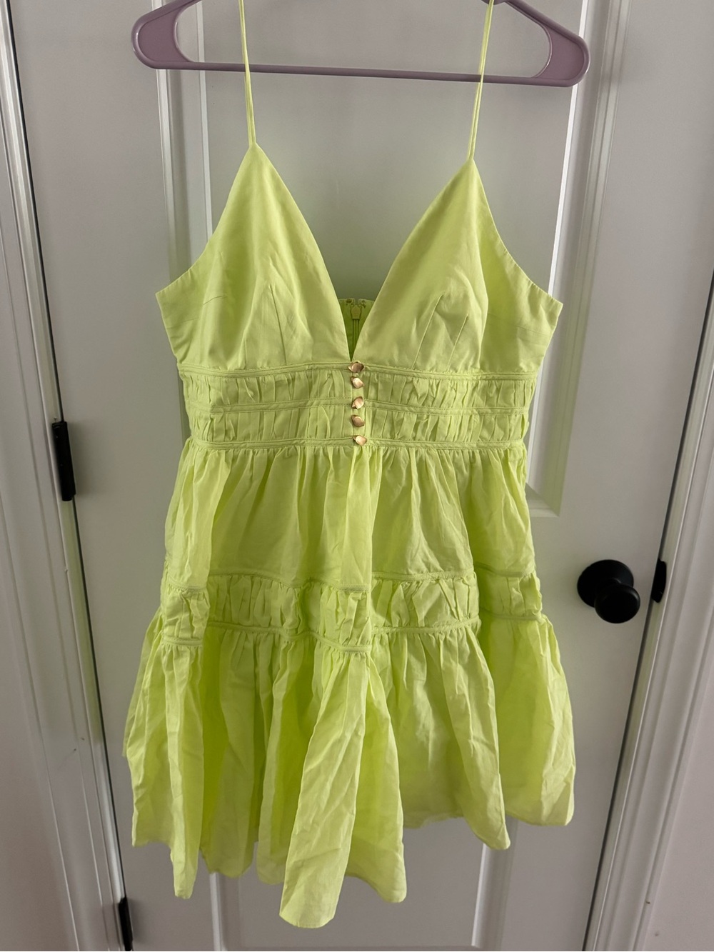 Aje Grace tiered Mini Dress